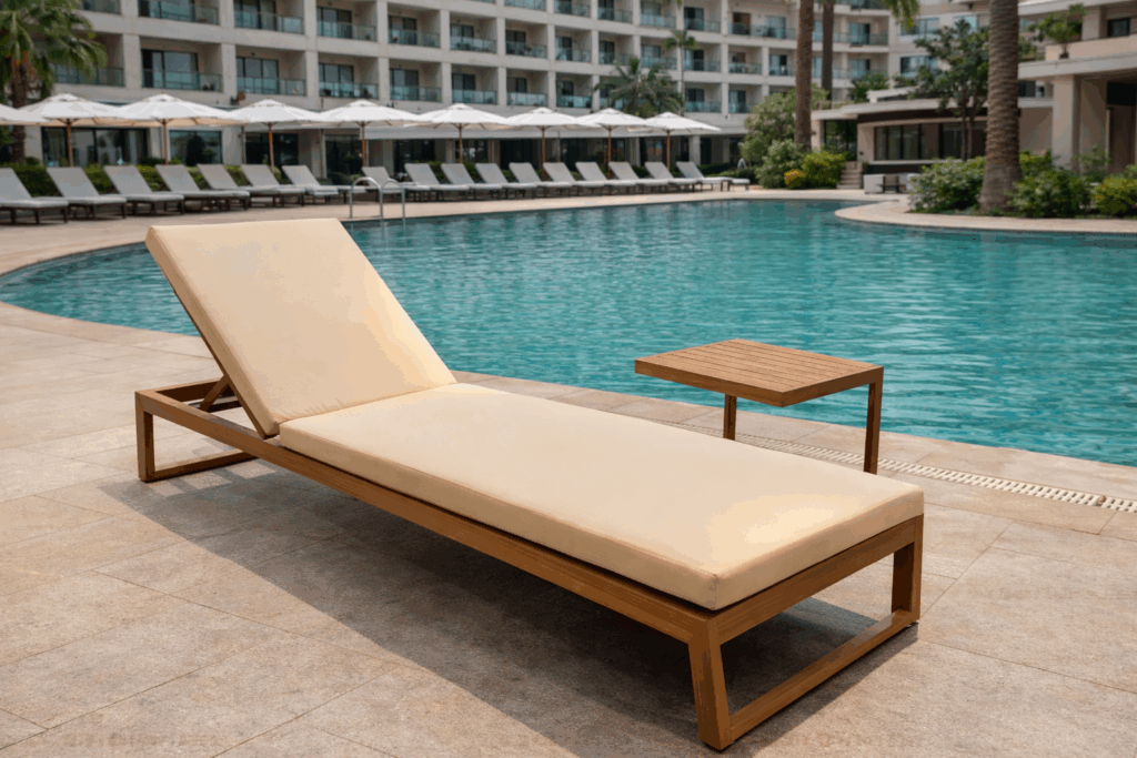 Accessible sunloungers